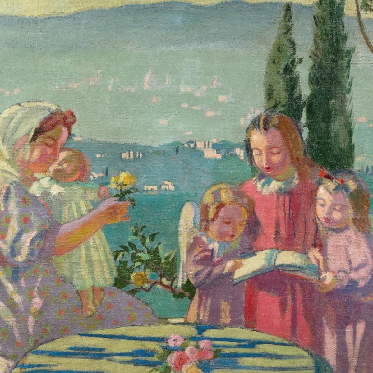 Canticle To The Madonna Fiesole In The Morning Maurice Denis mdn9 canvas print