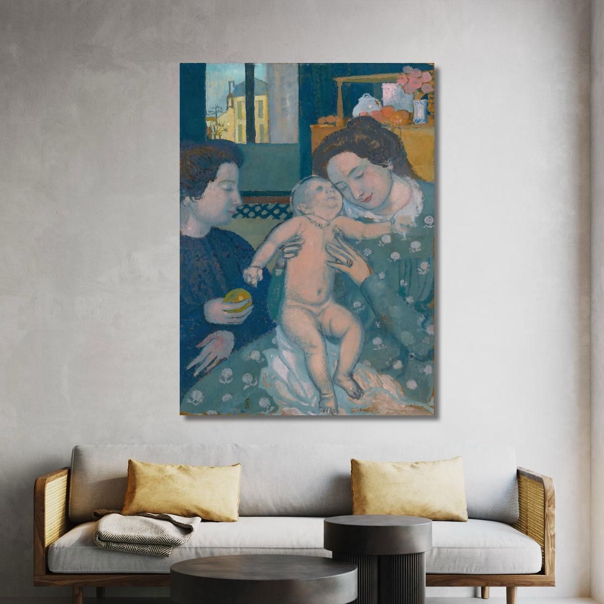 Naked Child Maternity Apple Maurice Denis mdn18 canvas print 