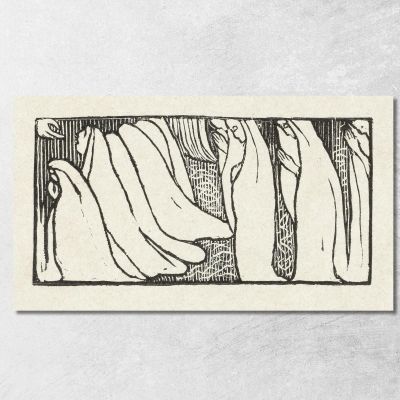 Illustration For Poem From Poetry Collection Sagesse By Paul Verlaine 2 Maurice Denis mdn21 canvas print 