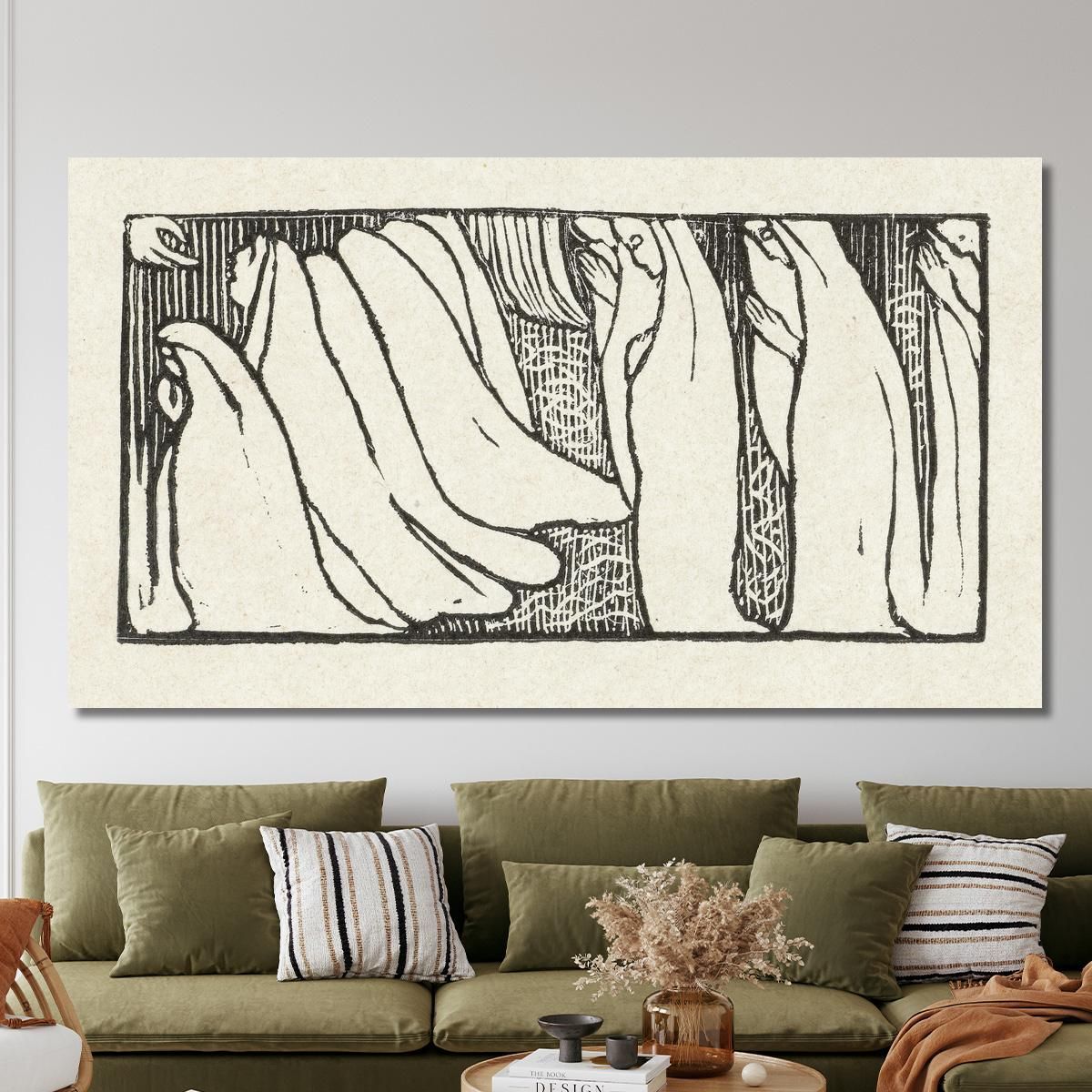 Illustration For Poem From Poetry Collection Sagesse By Paul Verlaine 2 Maurice Denis mdn21 canvas print 