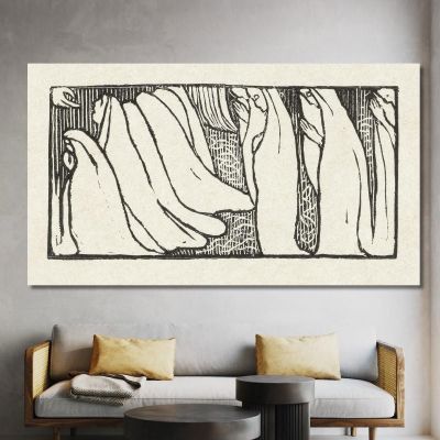 Illustration For Poem From Poetry Collection Sagesse By Paul Verlaine 2 Maurice Denis mdn21 canvas print 