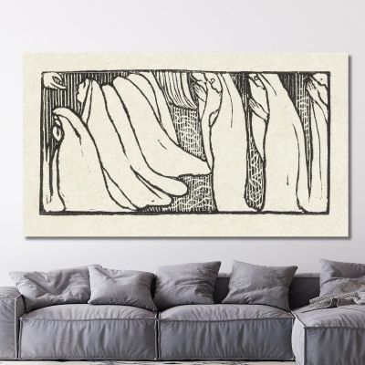 Illustration For Poem From Poetry Collection Sagesse By Paul Verlaine 2 Maurice Denis mdn21 canvas print 