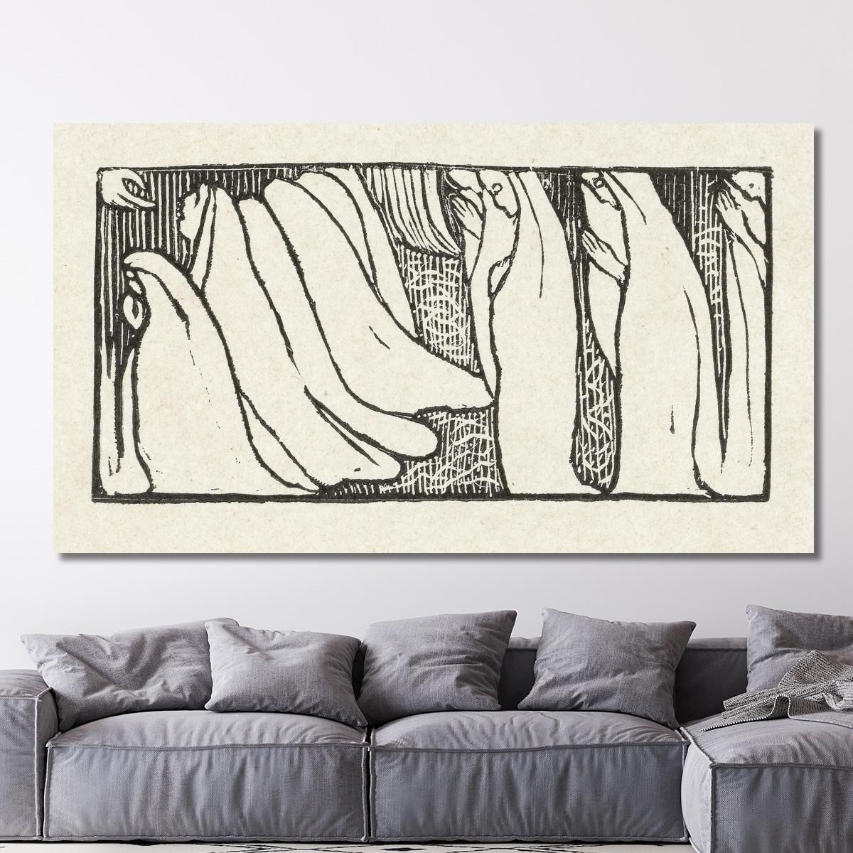 Illustration For Poem From Poetry Collection Sagesse By Paul Verlaine 2 Maurice Denis mdn21 canvas print 