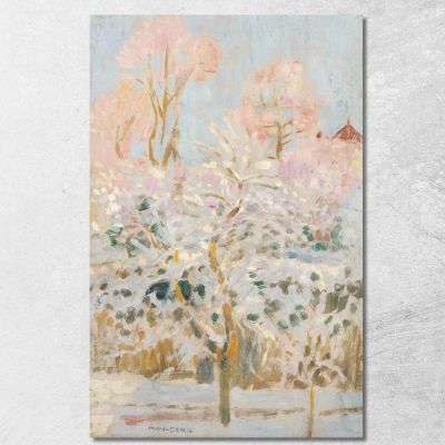 Garden Under The Snow Maurice Denis mdn24 canvas print 