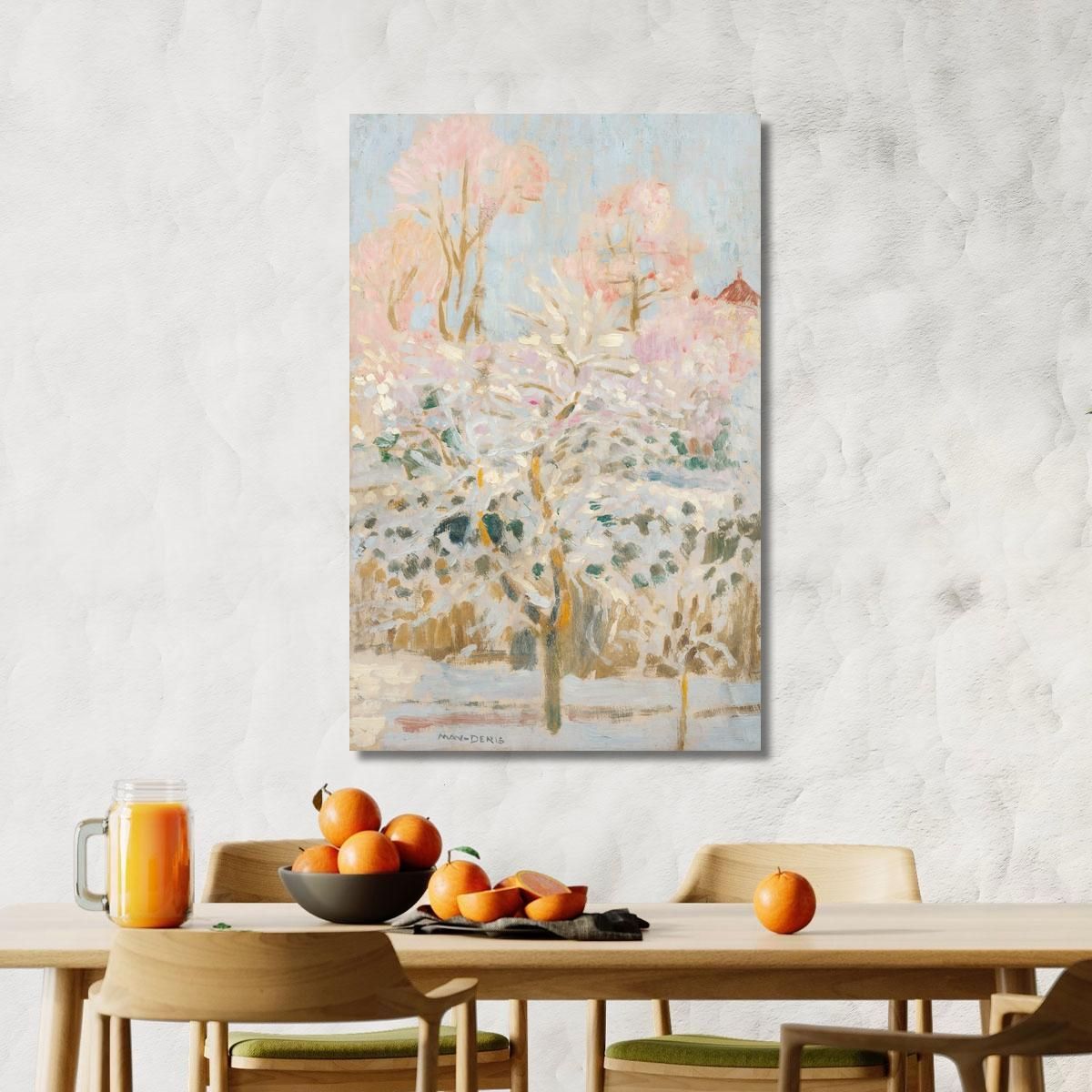 Garden Under The Snow Maurice Denis mdn24 canvas print 