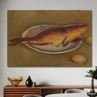 Still Life With Old Woman And Eggs Maurice Denis mdn45 canvas print 