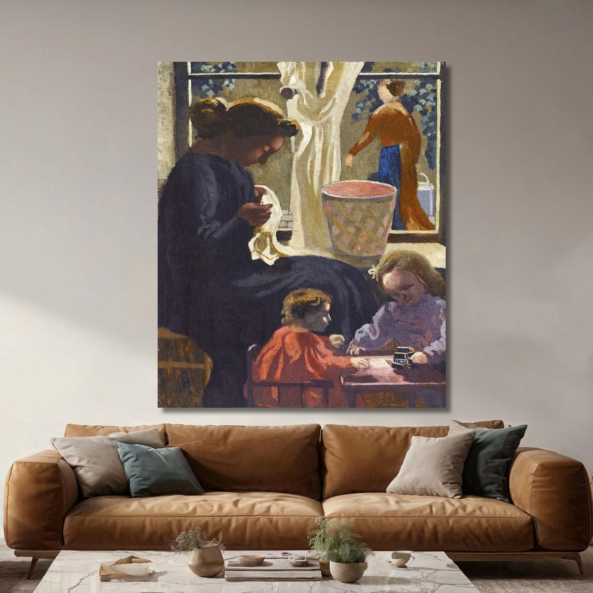 Privacy Or Window Cleaning Intimite Maurice Denis mdn53 canvas print 