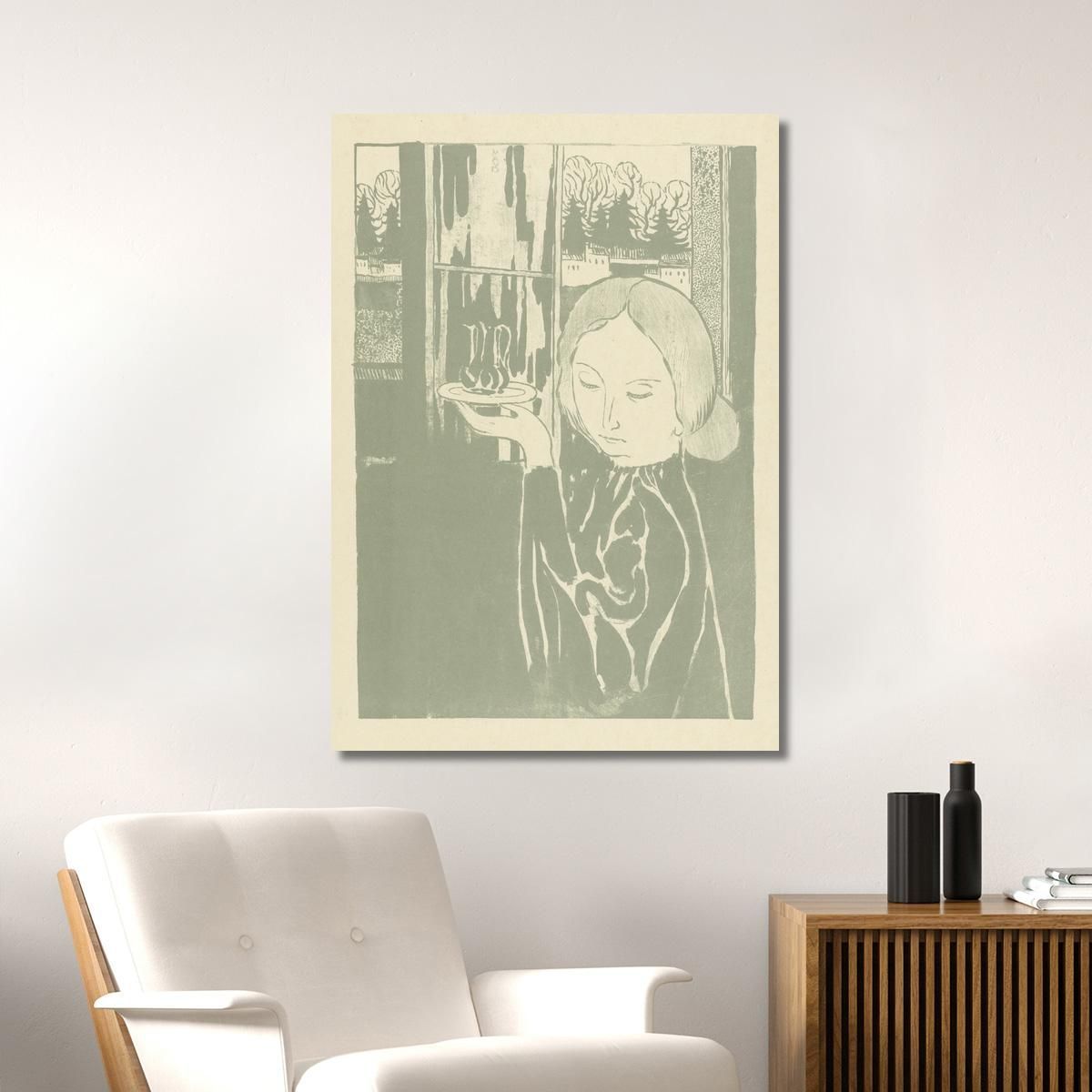 Woman With Water Jug ​​On Tray Maurice Denis mdn66 canvas print 