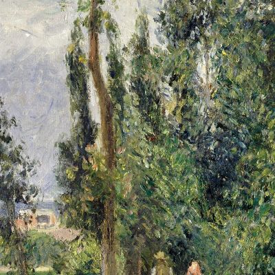 Côte Des Grouettes Near Pontoise Camille Pissarro cps23 canvas print