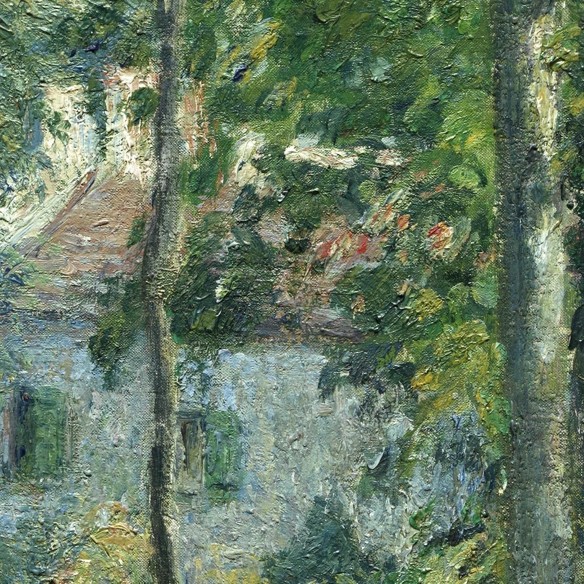 Edge Of The Woods Near L Hermitage Pontoise Camille Pissarro cps24 canvas print