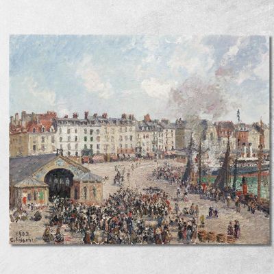 Fishmarket 1902 Camille Pissarro cps25 canvas print