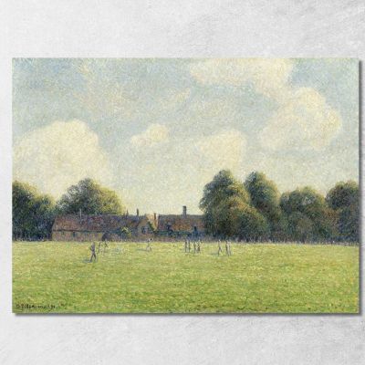 Hampton Court Green 1891 Camille Pissarro cps31 canvas print 