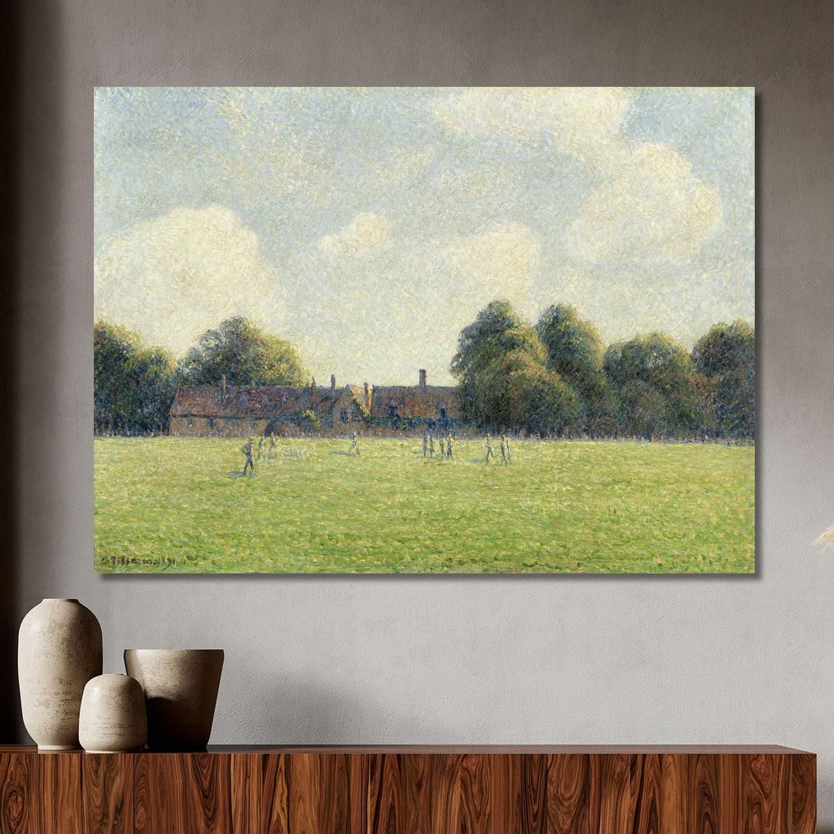 Hampton Court Green 1891 Camille Pissarro cps31 canvas print 