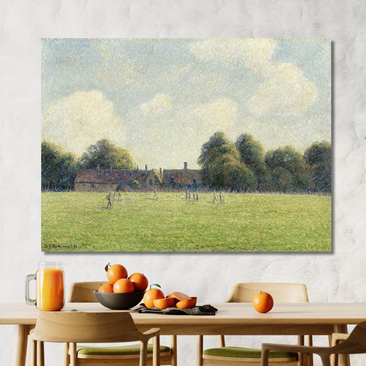 Hampton Court Green 1891 Camille Pissarro cps31 canvas print 