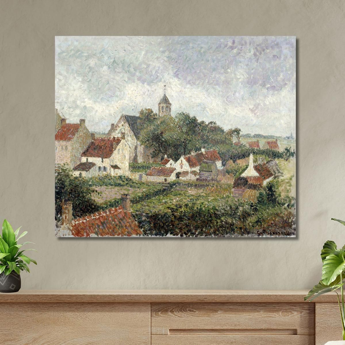 Knocke Village 1894 Camille Pissarro cps36 canvas print 