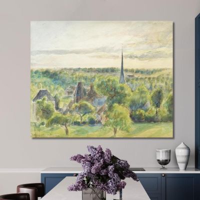 Landscape At Eragny 1890 Camille Pissarro cps37 canvas print 