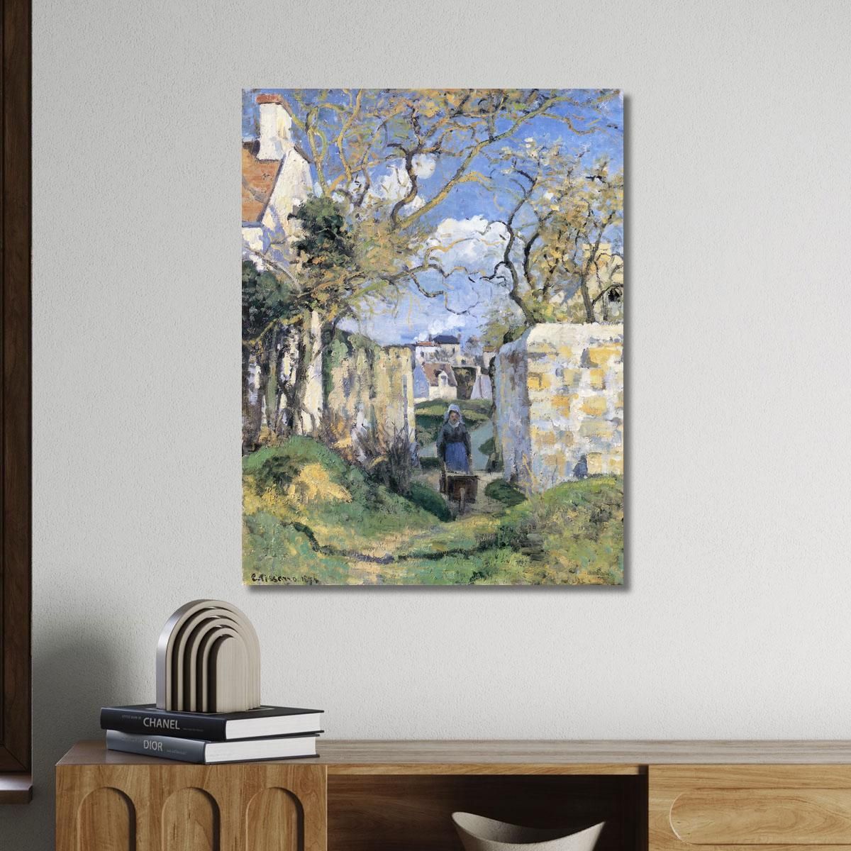 Landscape From Pontoise 1874 Camille Pissarro cps41 canvas print 