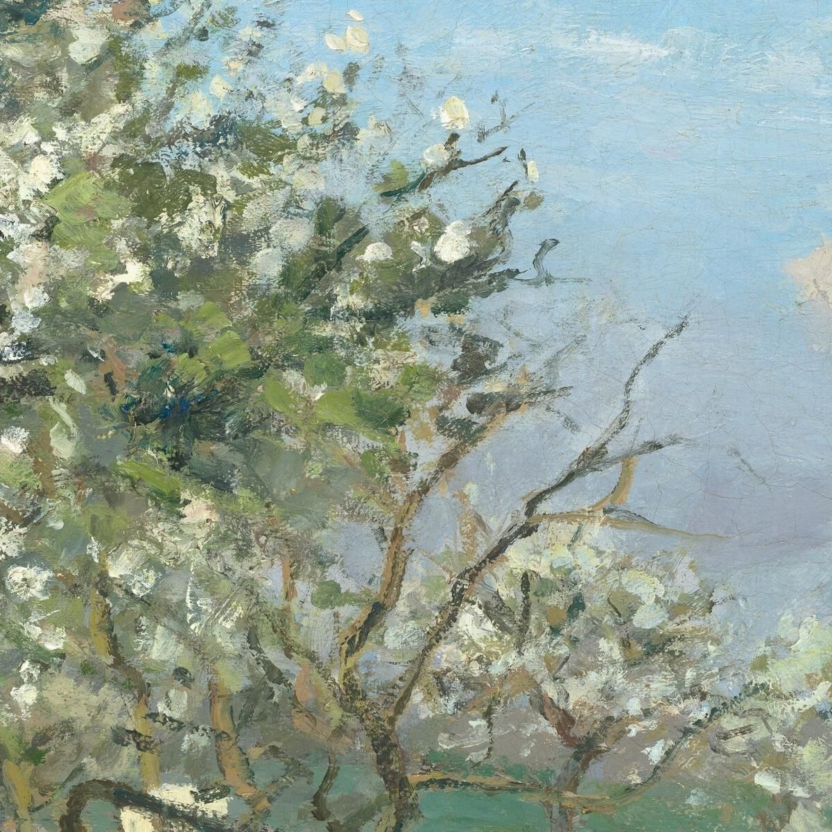 Orchard In Bloom Louveciennes 1872 Camille Pissarro cps45 canvas print