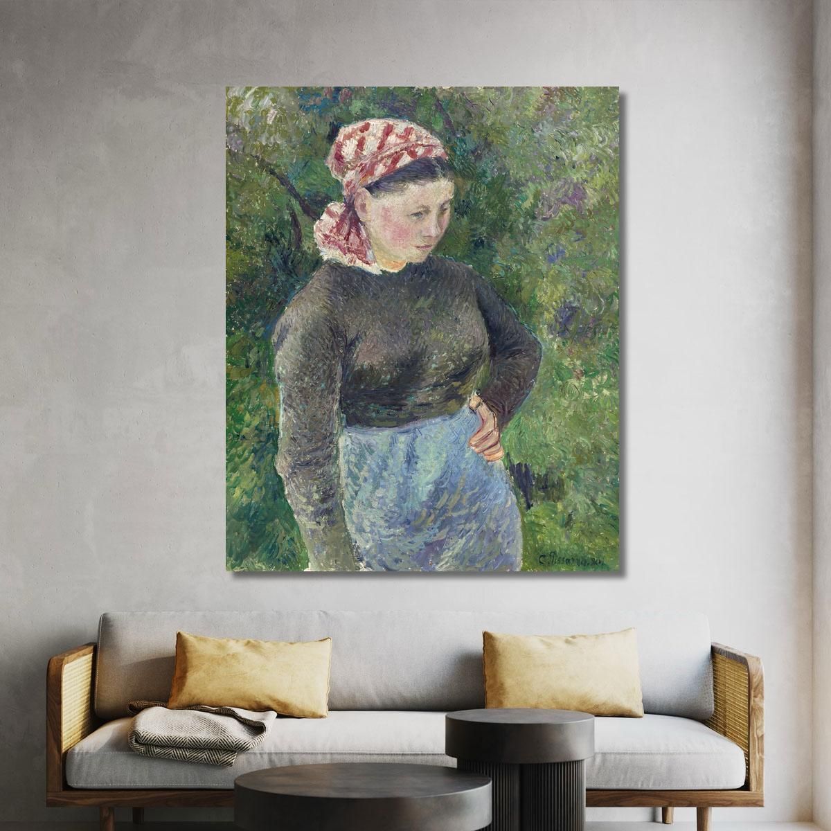 Peasant Woman 1880 Camille Pissarro cps50 canvas print 