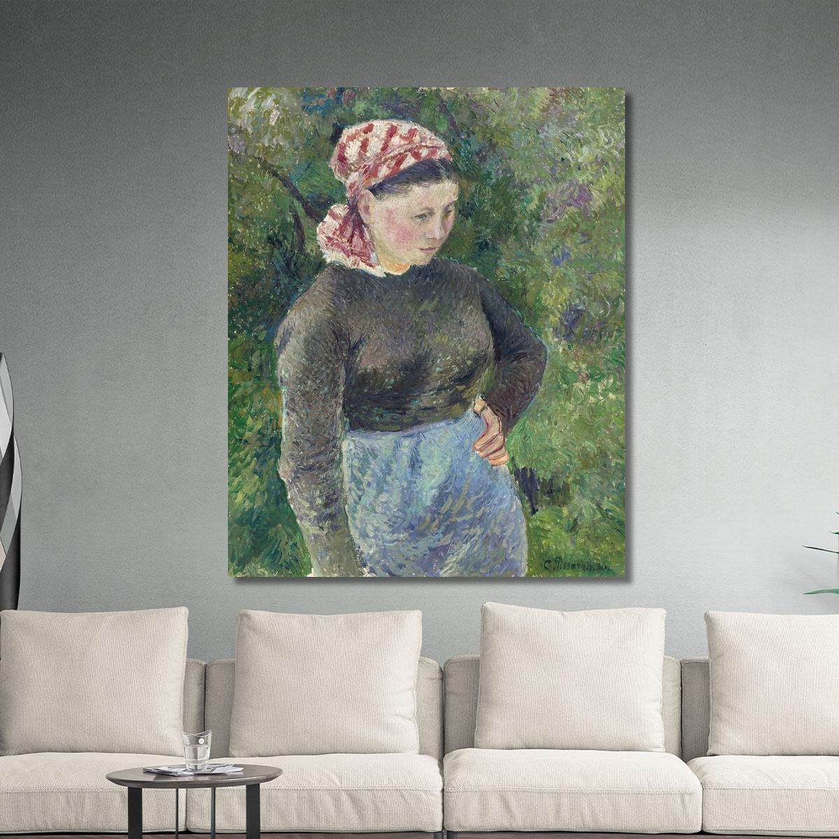 Peasant Woman 1880 Camille Pissarro cps50 canvas print 