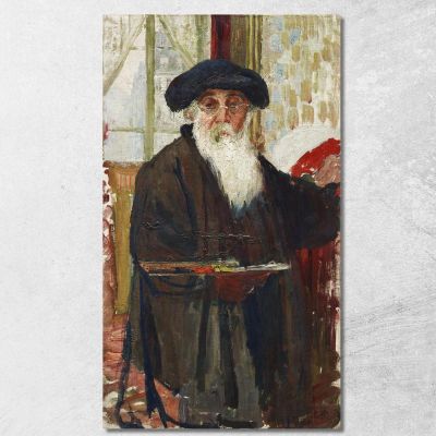 Self Portrait Ca 1898 Camille Pissarro cps63 canvas print 
