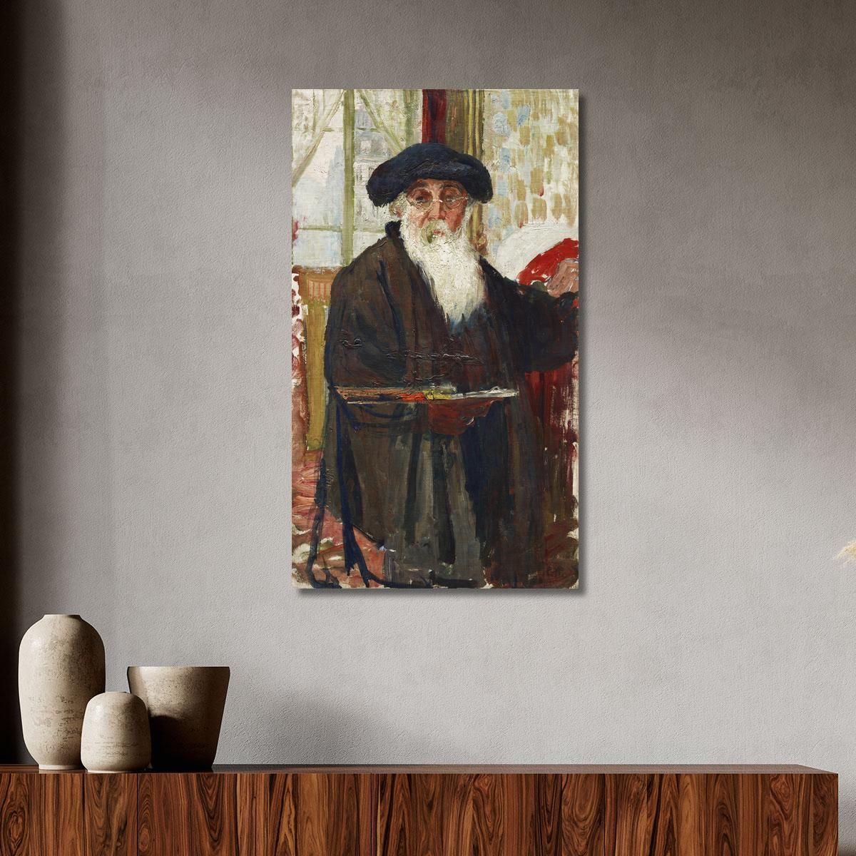 Self Portrait Ca 1898 Camille Pissarro cps63 canvas print 