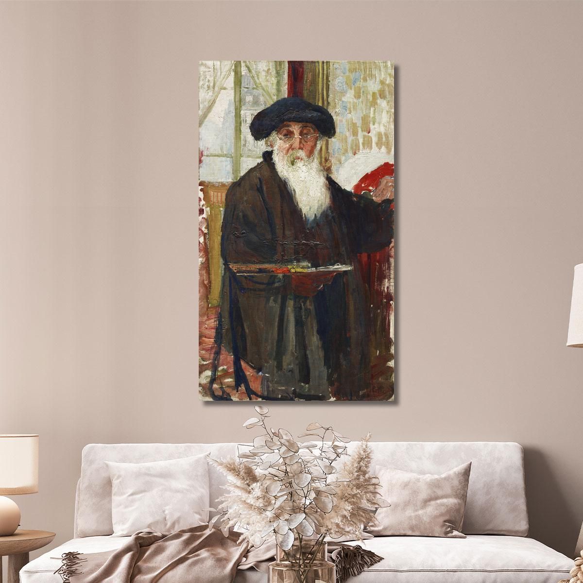Self Portrait Ca 1898 Camille Pissarro cps63 canvas print 