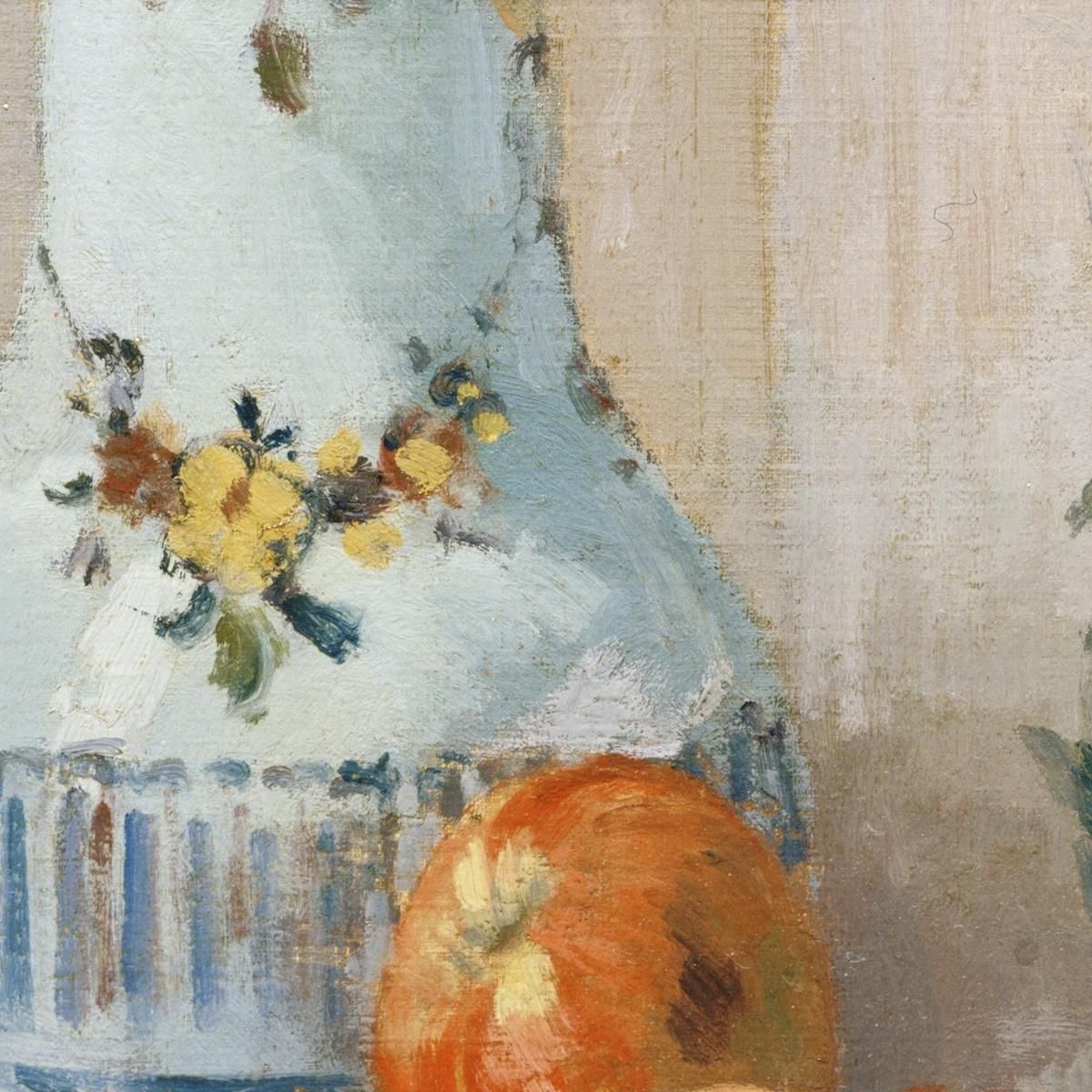 Still Life With Apples And Pitcher 1872 Camille Pissarro cps66 canvas print