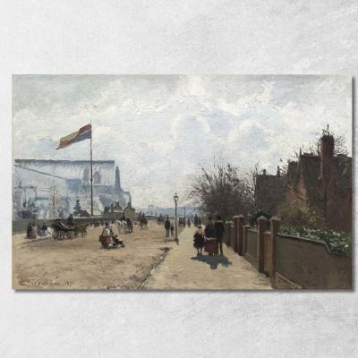 The Crystal Palace 1871 Camille Pissarro cps74 canvas print 