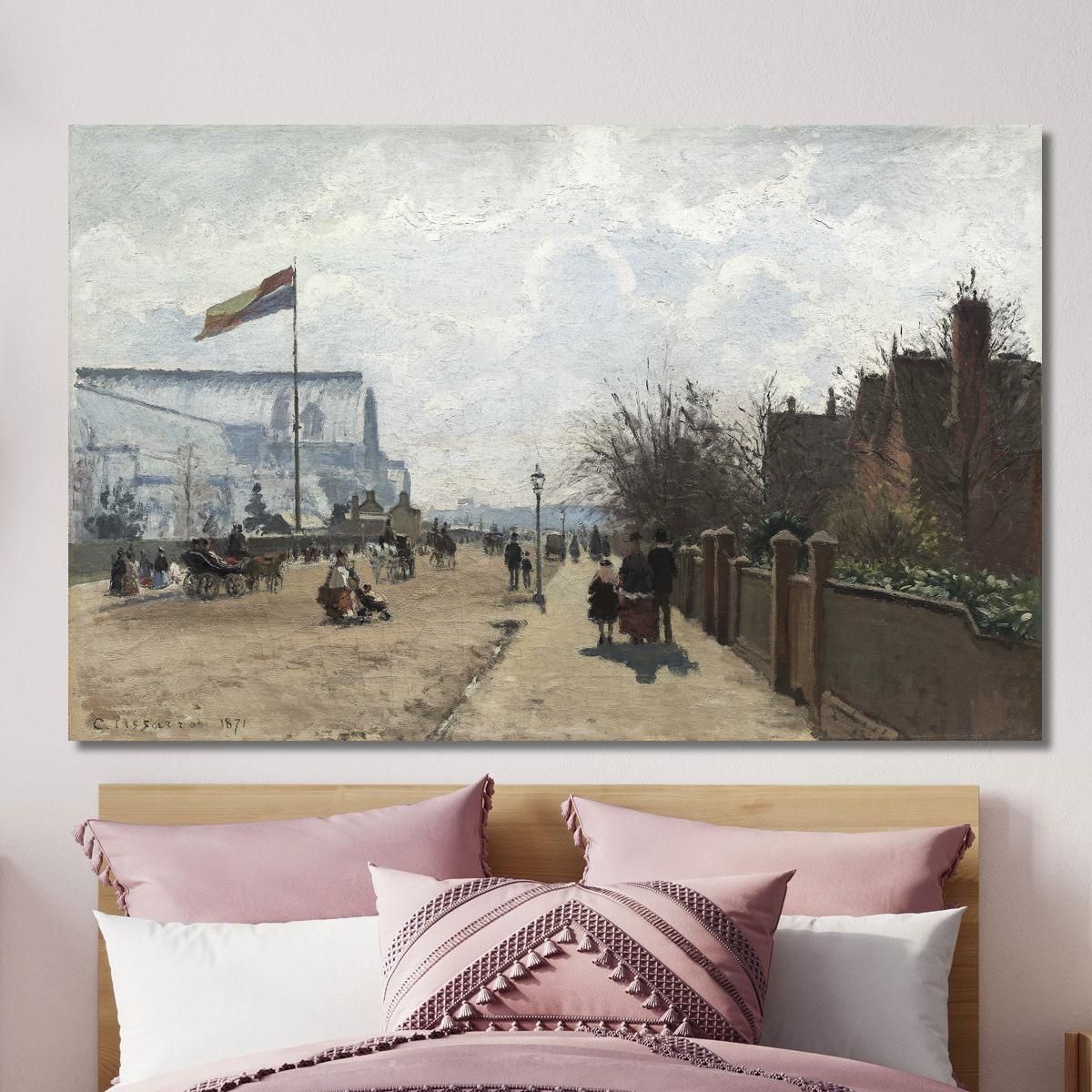 The Crystal Palace 1871 Camille Pissarro cps74 canvas print 