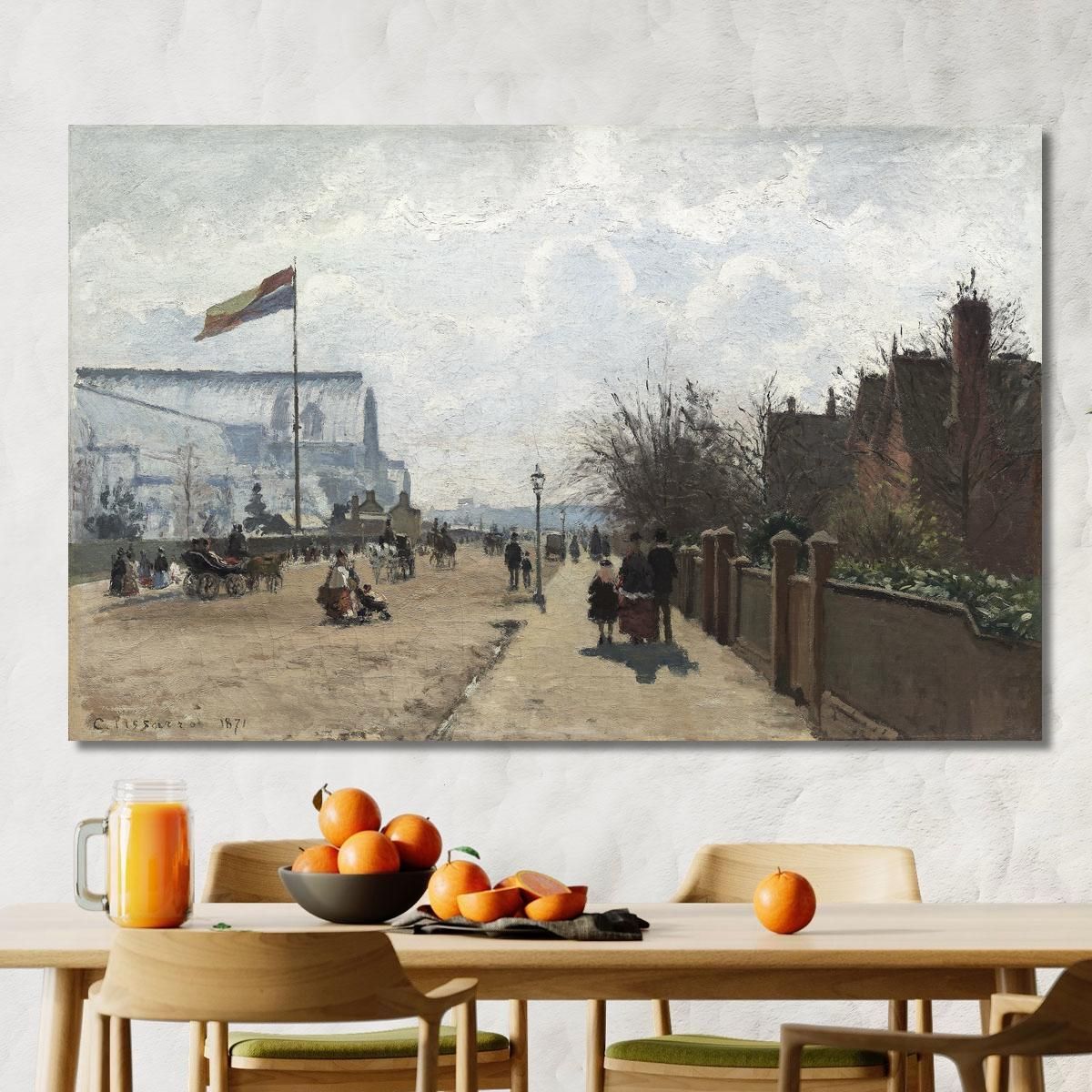 The Crystal Palace 1871 Camille Pissarro cps74 canvas print 