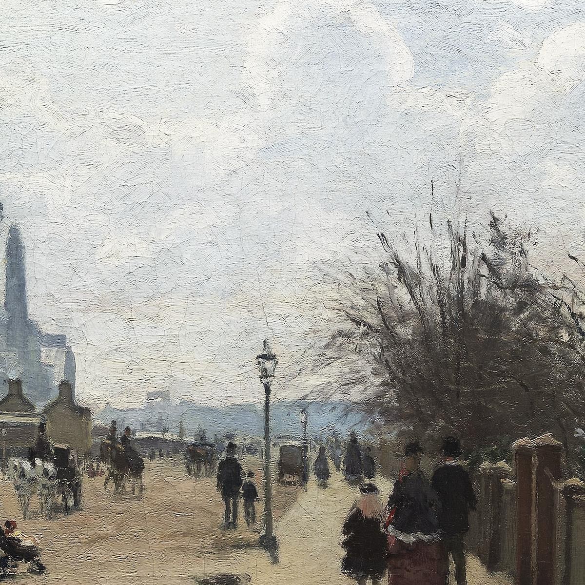 The Crystal Palace 1871 Camille Pissarro cps74 canvas print