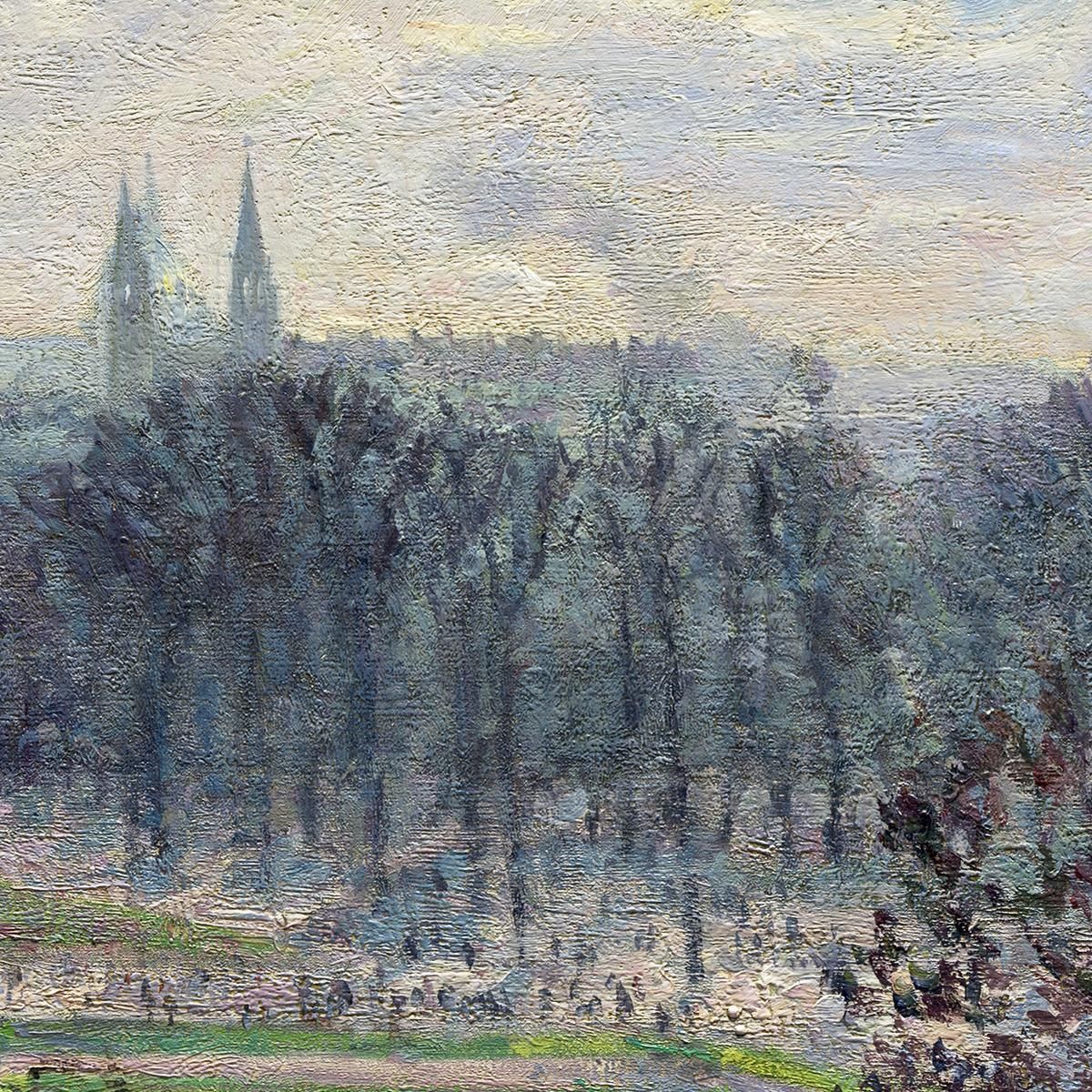 The Garden Of The Tuileries On A Winter Afternoon 1899 Camille Pissarro cps77 canvas print