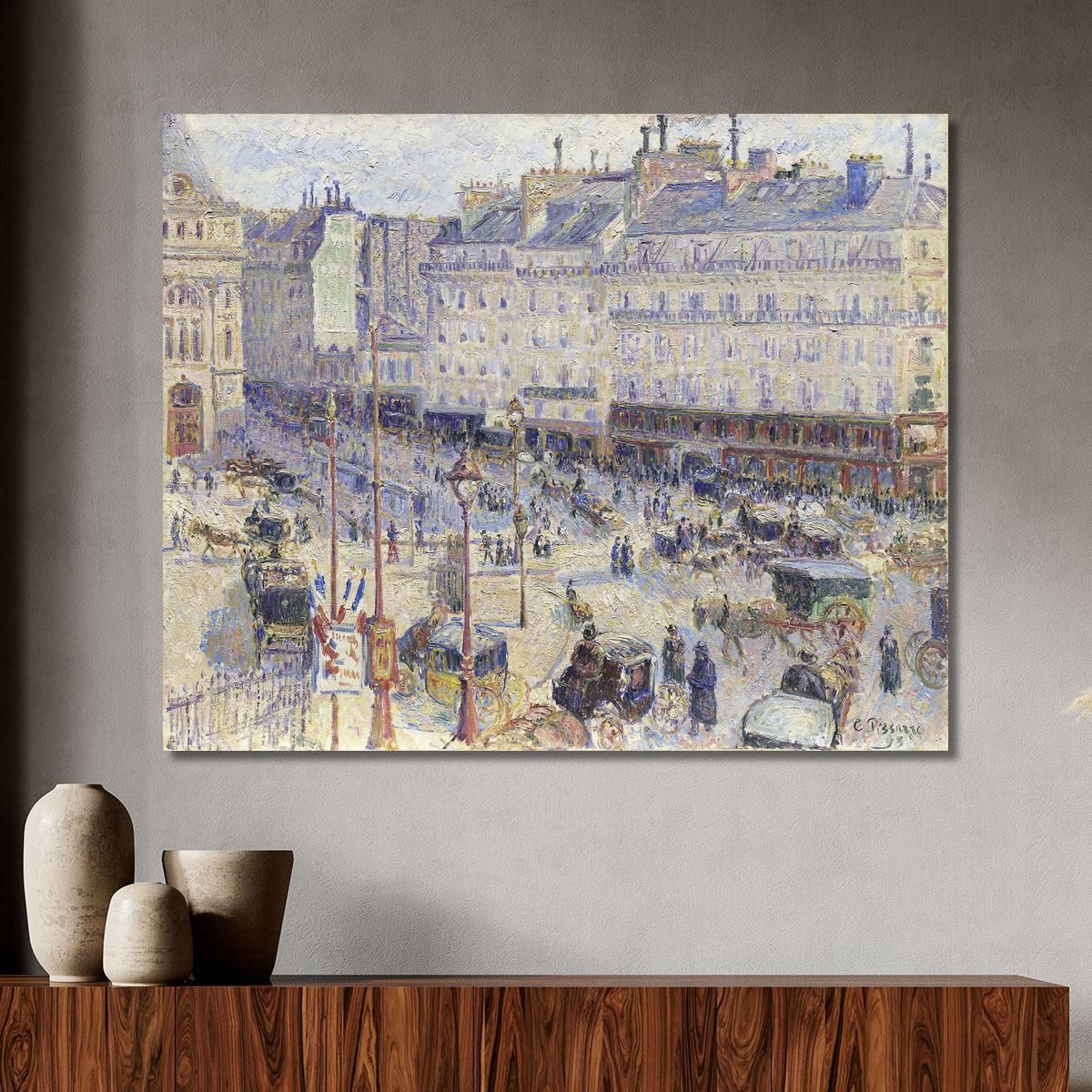 The Place Du Havre Paris 1893 Camille Pissarro cps90 canvas print 