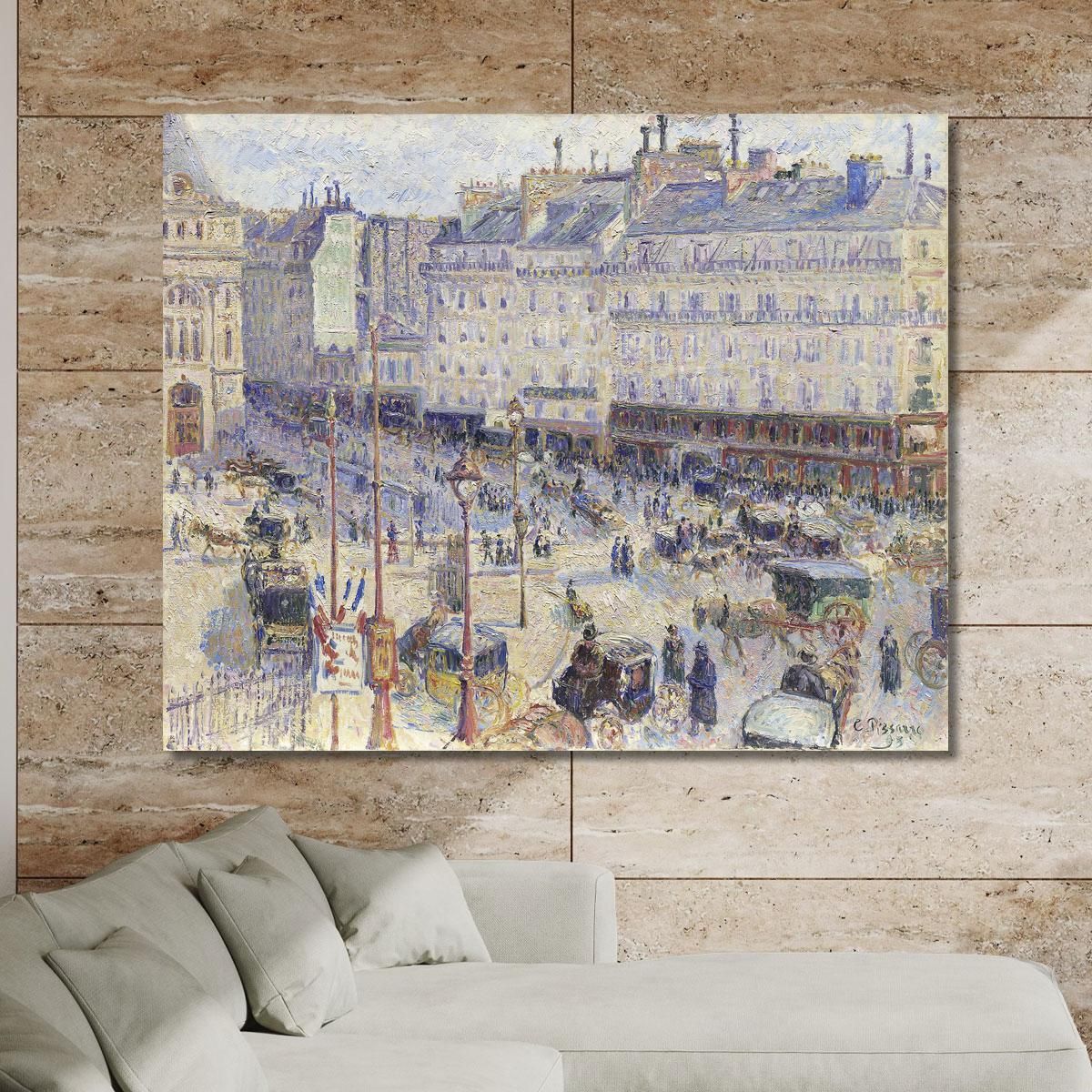 The Place Du Havre Paris 1893 Camille Pissarro cps90 canvas print 