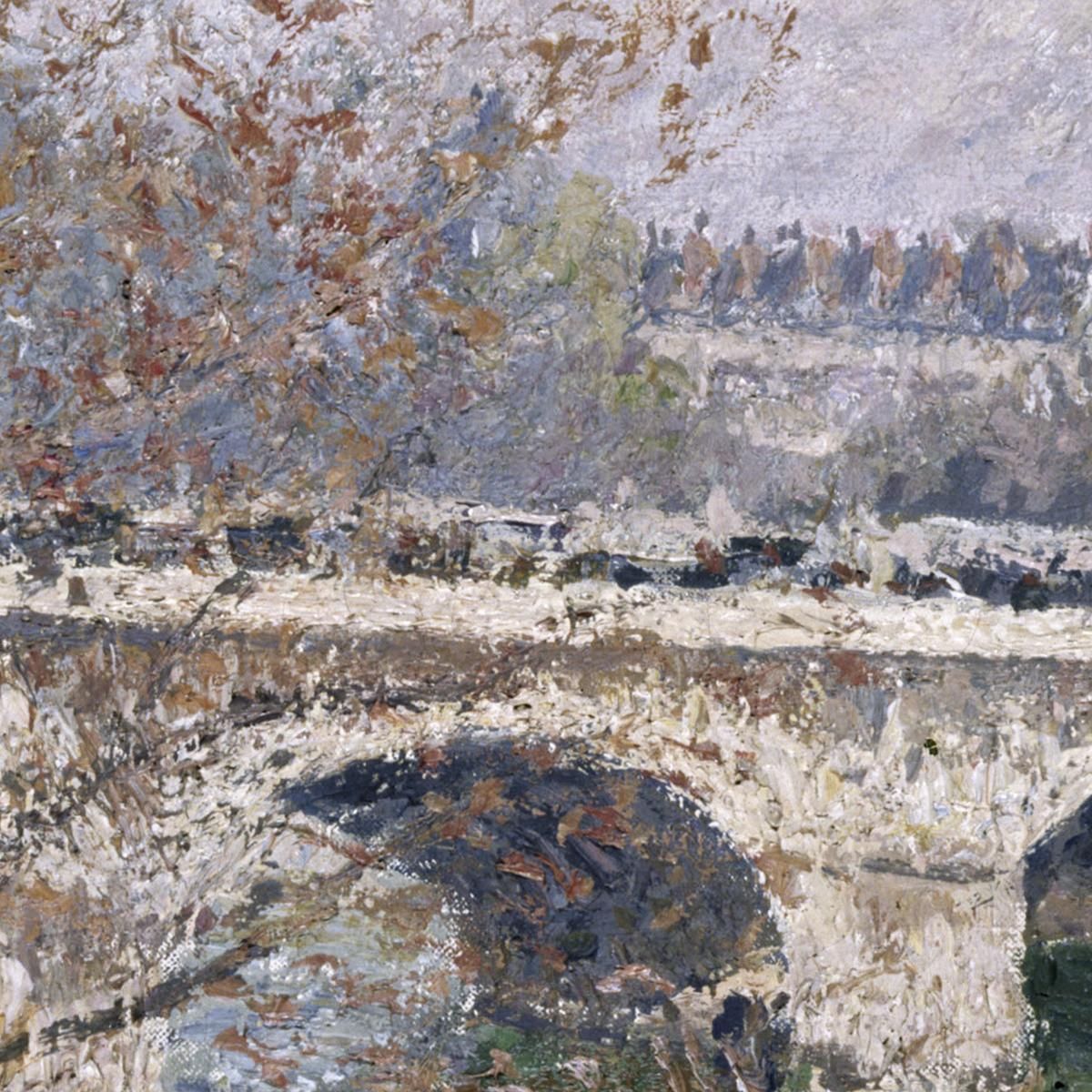 The Pont Royal And The Pavillon De Flore 1903 Camille Pissarro cps92 canvas print