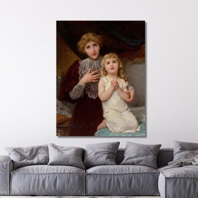 Evening Prayer Émile Munier emn5 canvas print 