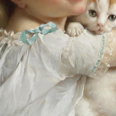 Her Best Friend Émile Munier emn11 canvas print