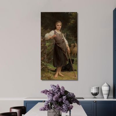 The Shepherdess Émile Munier emn27 canvas print 