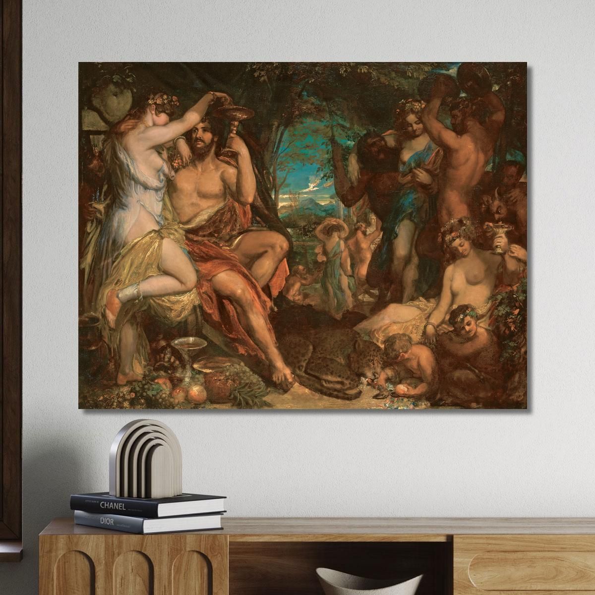 A Bacchanalian Revel William Etty wet1 canvas print 
