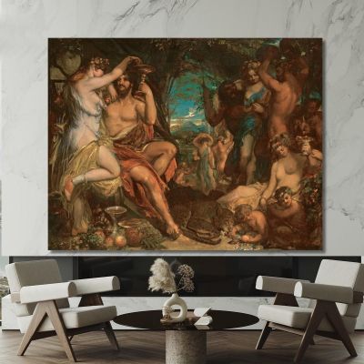 A Bacchanalian Revel William Etty wet1 canvas print 