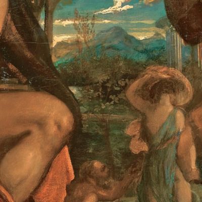 A Bacchanalian Revel William Etty wet1 canvas print