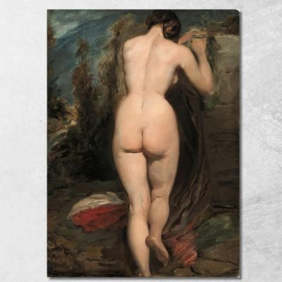 Female Nude Seen From Behind William Etty wet6 canvas print 