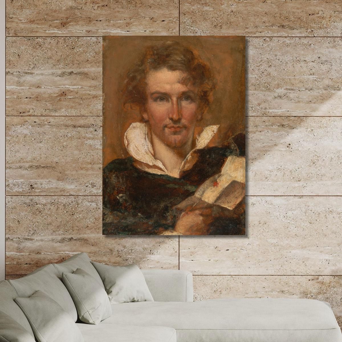 Self-Portrait William Etty wet30 canvas print 