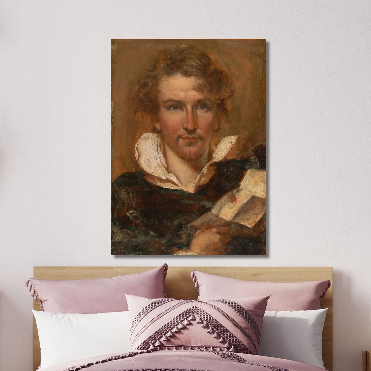 Self-Portrait William Etty wet30 canvas print 