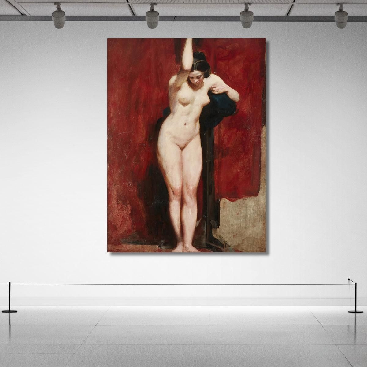 Standing Academic Nude William Etty wet32 canvas print 