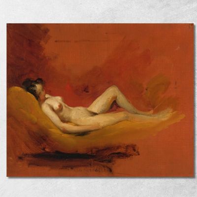 Study Of A Female Nude William Etty wet38 canvas print 