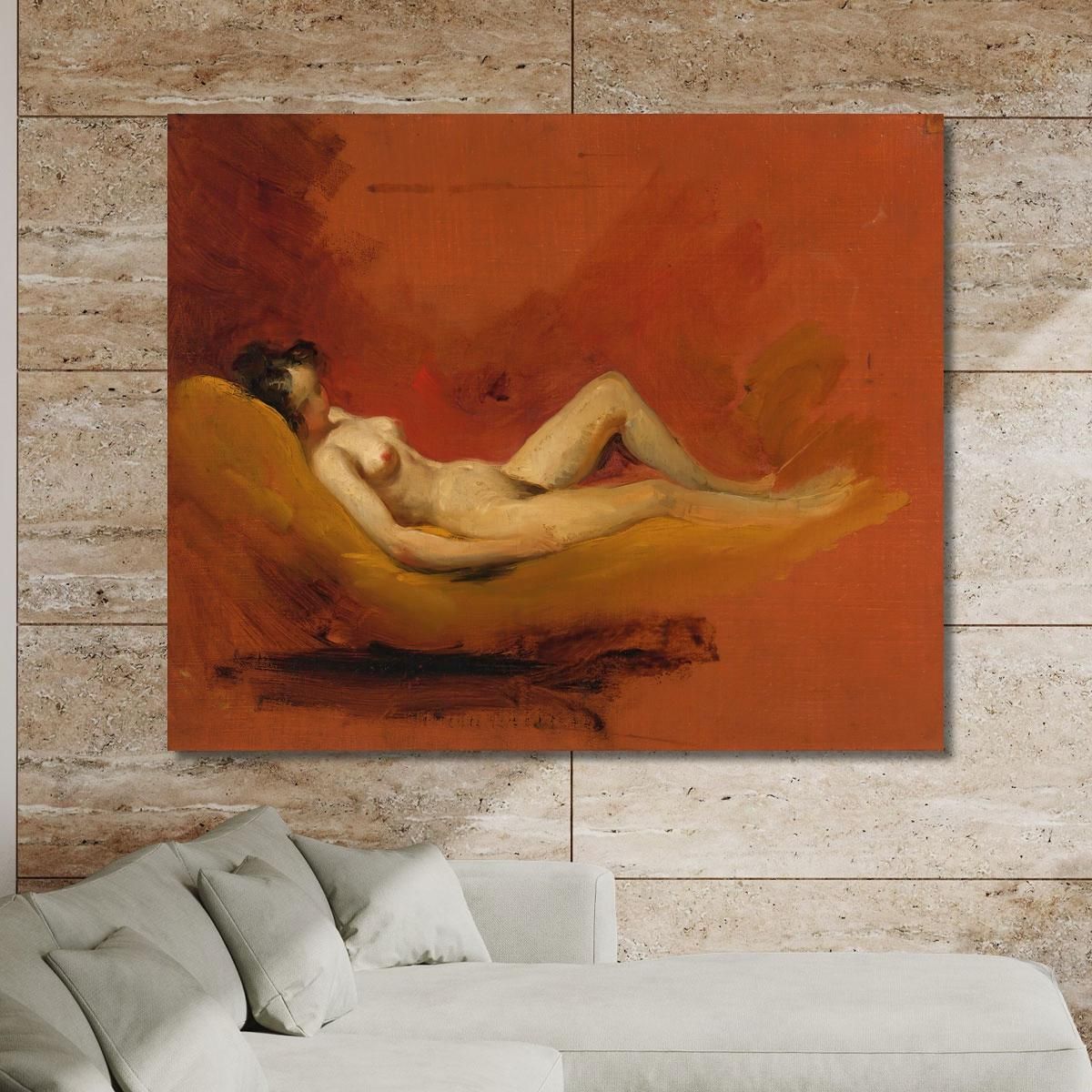 Study Of A Female Nude William Etty wet38 canvas print 