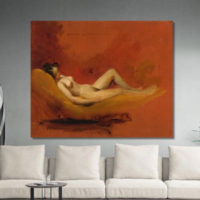Study Of A Female Nude William Etty wet38 canvas print 