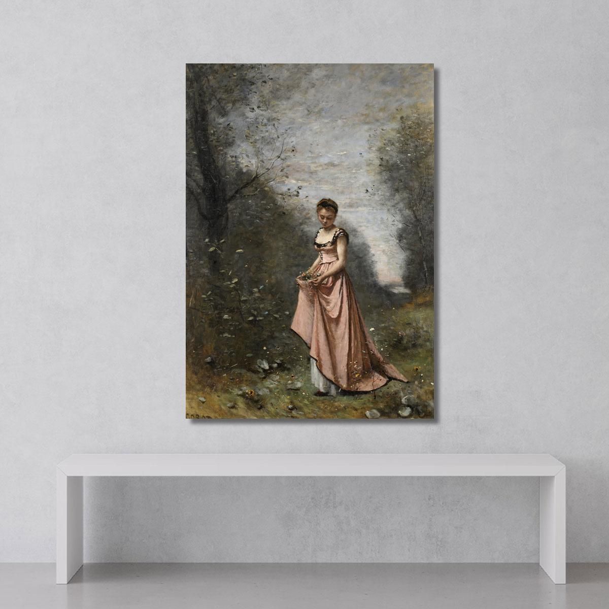 Springtime Of Life Jean-Baptiste-Camille Corot jbc235 canvas print 